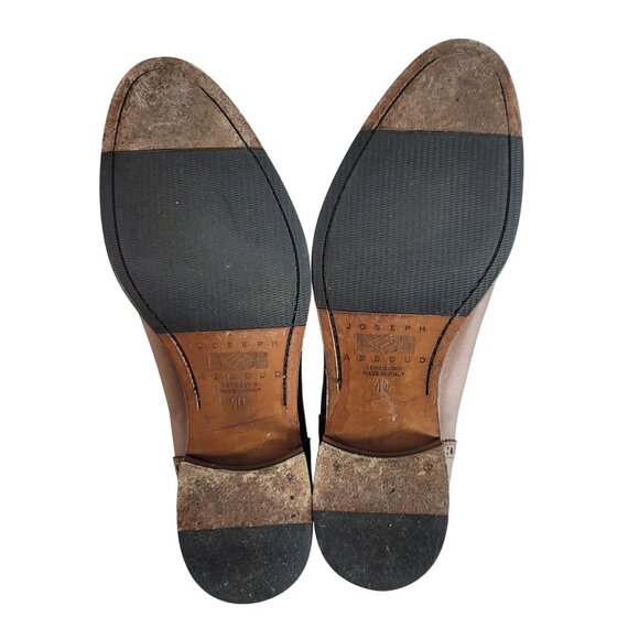 Joseph Abboud Oxford Dress Shoes Brown Size 10 Lace Up Cap Toe #00592 Owings - Picture 8 of 13